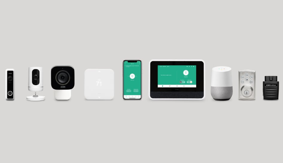 Vivint home security product line in Richmond